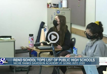 Davidson Academy Featured on KOLO 8 News