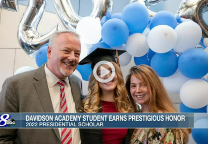 Davidson Academy Graduate Featured on ABC